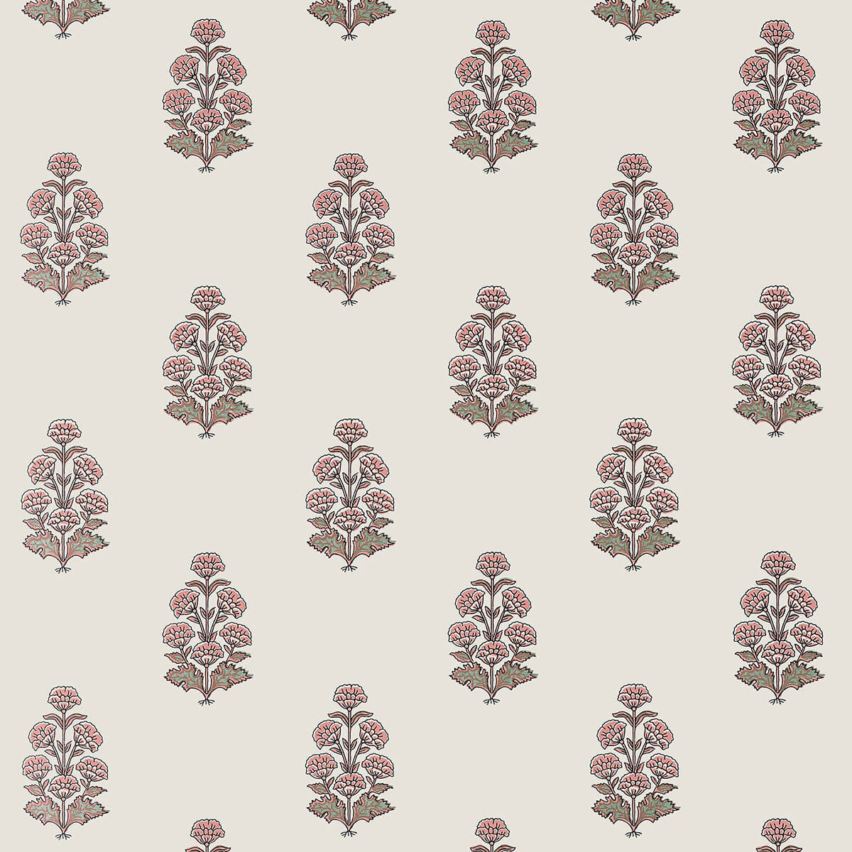 Boxwood Audrey Wallpaper