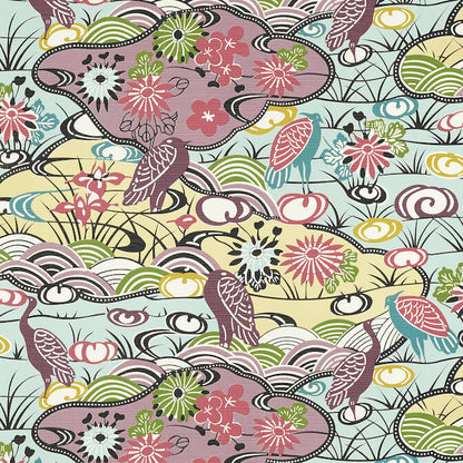 Pavilion Heron Stream Wallpaper