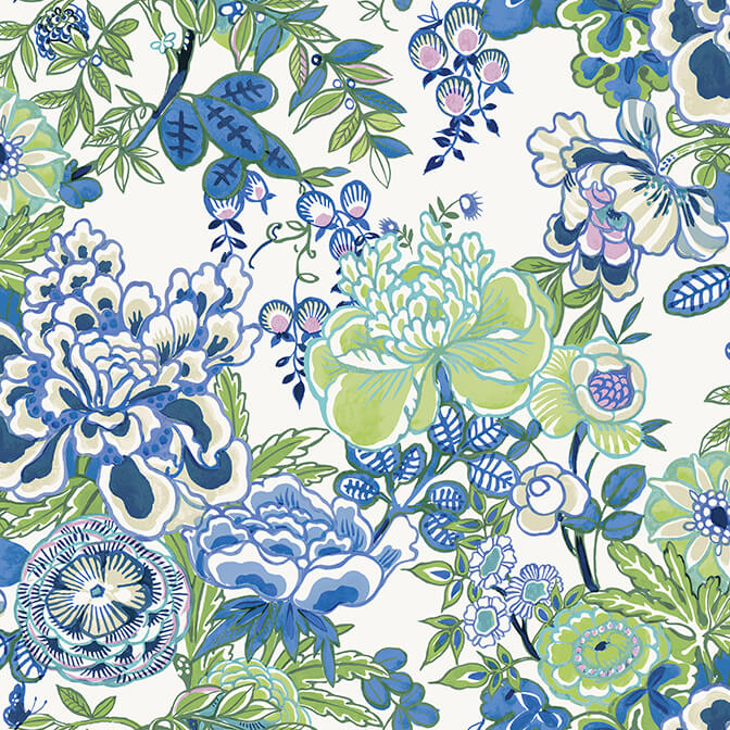 Sojourn Peony Garden Wallpaper