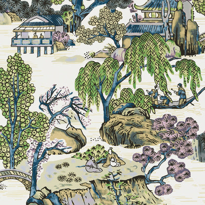 Dynasty Asian Scenic Wallpaper