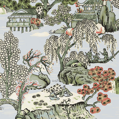 Dynasty Asian Scenic Wallpaper