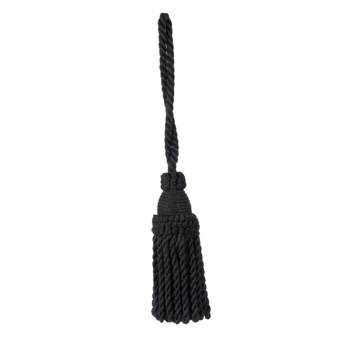 Coeur Tassel by Brunschwig & Fils in Black