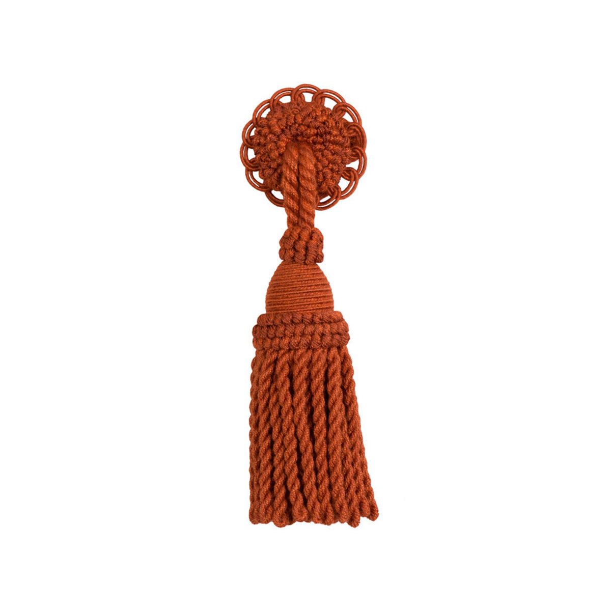 Coeur Tassel-Ro by Brunschwig & Fils in Rust