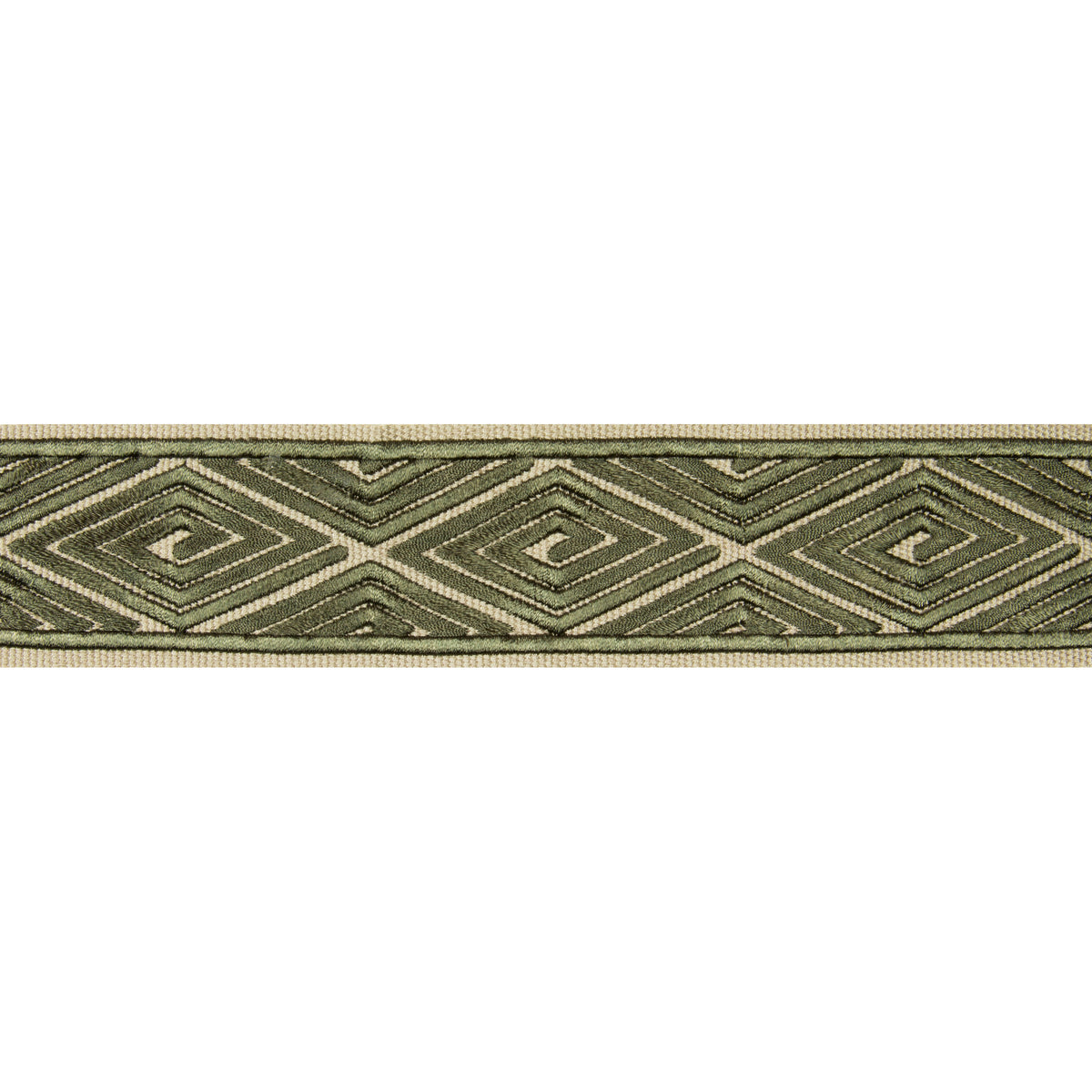 Labyrinthe Tape Trim by Brunschwig & Fils in Green