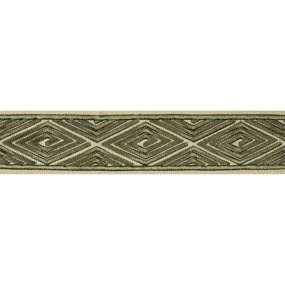 Labyrinthe Tape Trim by Brunschwig & Fils in Green