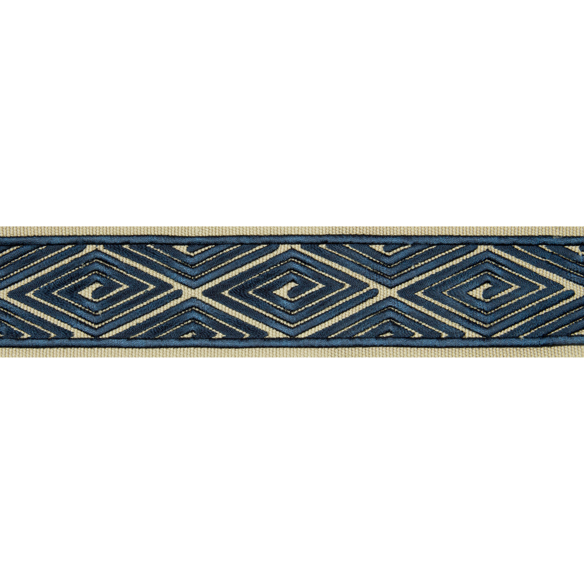 Labyrinthe Tape Trim by Brunschwig & Fils in Navy
