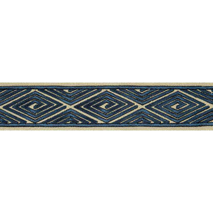 Labyrinthe Tape Trim by Brunschwig & Fils in Navy