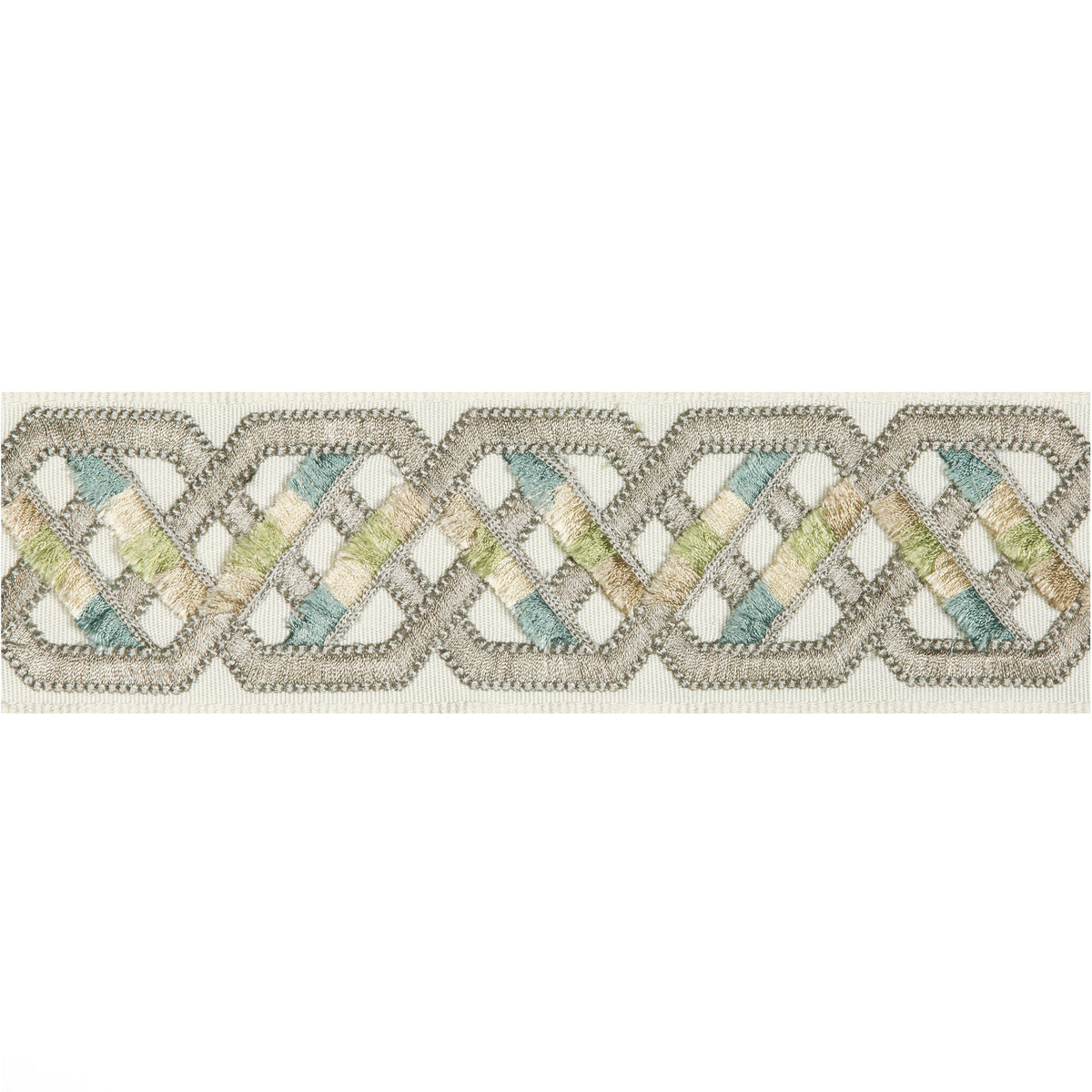 Loriyan Tape Trim by Brunschwig & Fils in Grey