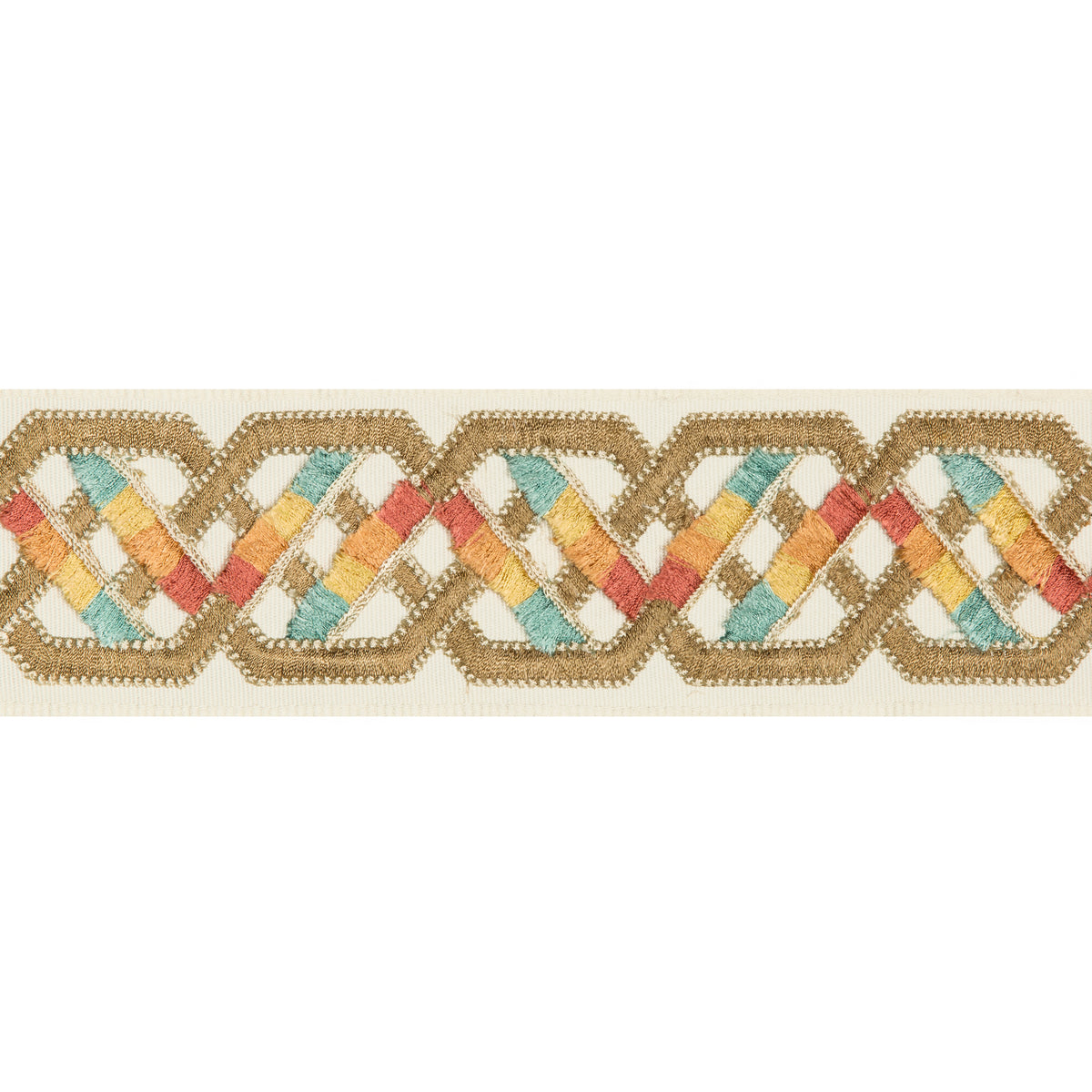 Loriyan Tape Trim by Brunschwig & Fils in Jewel