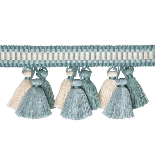 Andre Tassel Fringe - Aqua