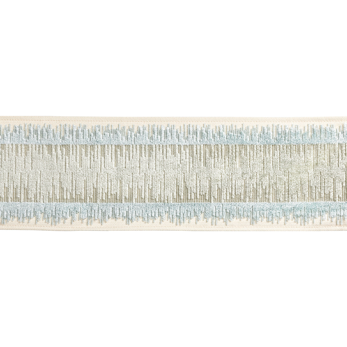 Bromo Tape Trim by Brunschwig & Fils in Seafoam