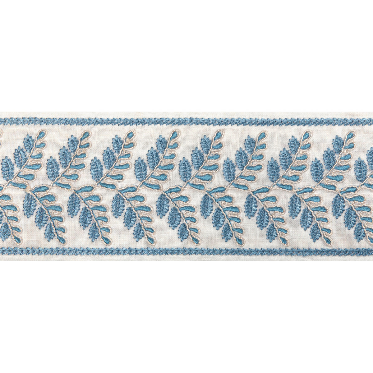 Fougere Border Trim by Brunschwig & Fils in Blue