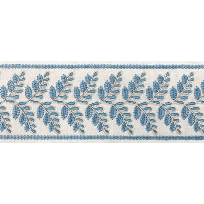Fougere Border Trim by Brunschwig & Fils in Blue