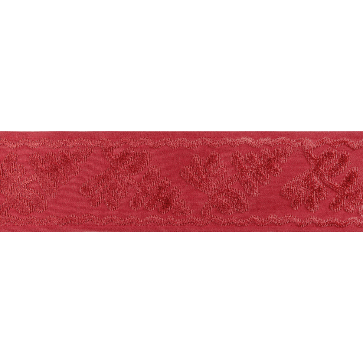 Cassis Tape Trim by Brunschwig & Fils in Red