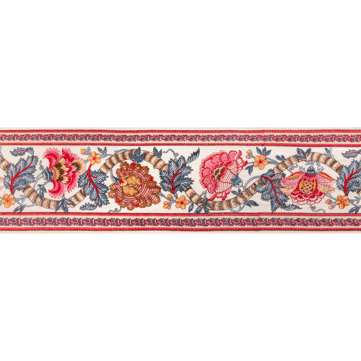 Lauris Border Trim by Brunschwig & Fils in Red/Blue