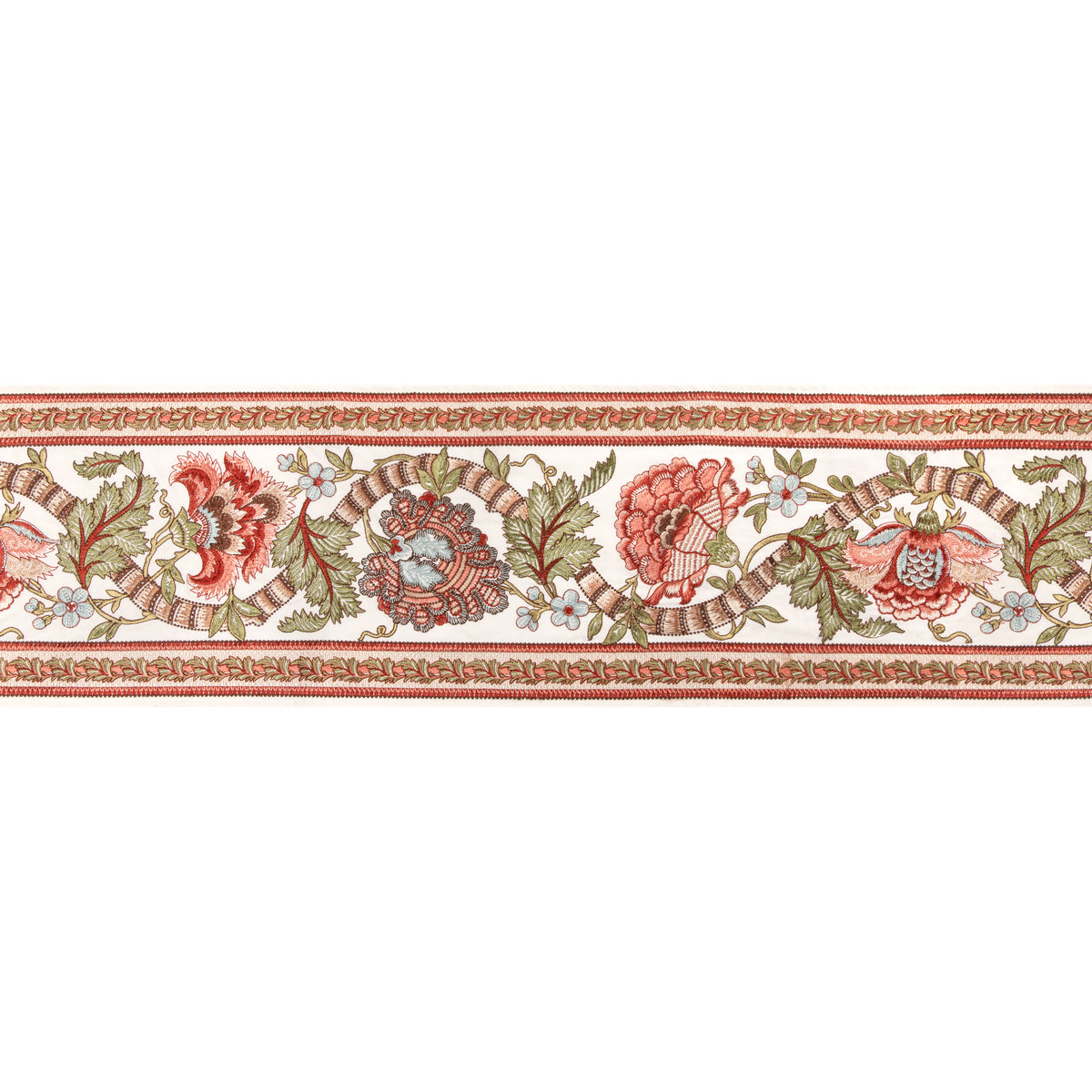 Lauris Border Trim by Brunschwig & Fils in Apricot/Sage