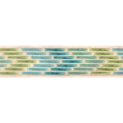 Cascade Border Trim by Brunschwig & Fils in Teal/Green