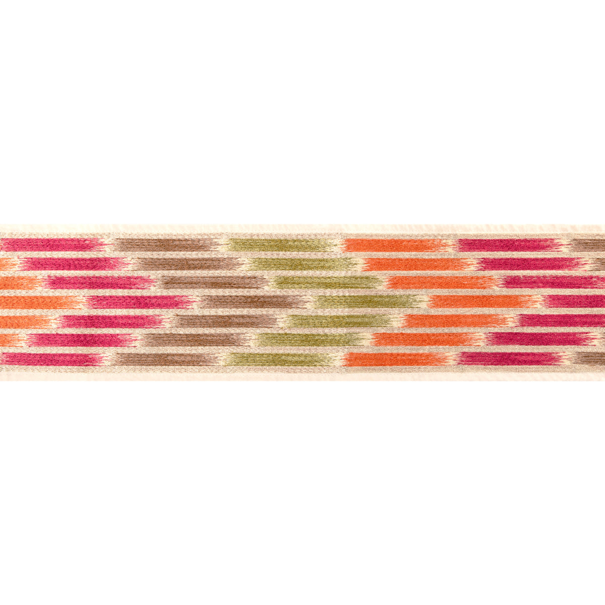 Cascade Border Trim by Brunschwig & Fils in Berry/Leaf