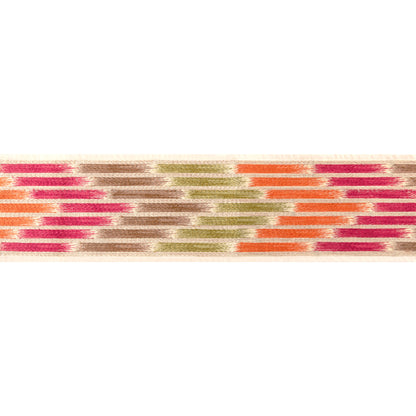 Cascade Border Trim by Brunschwig & Fils in Berry/Leaf