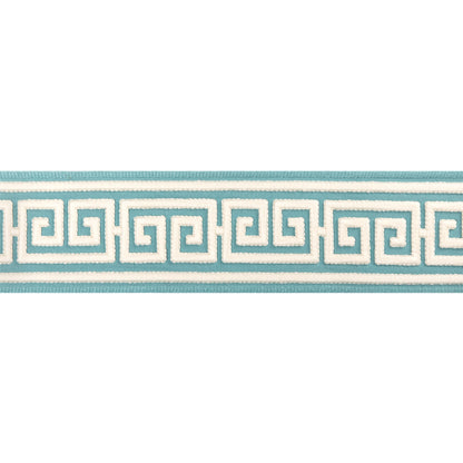 Paros Tape Trim by Brunschwig & Fils in Aqua