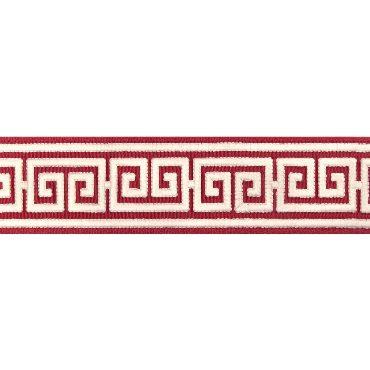Paros Tape Trim by Brunschwig & Fils in Red