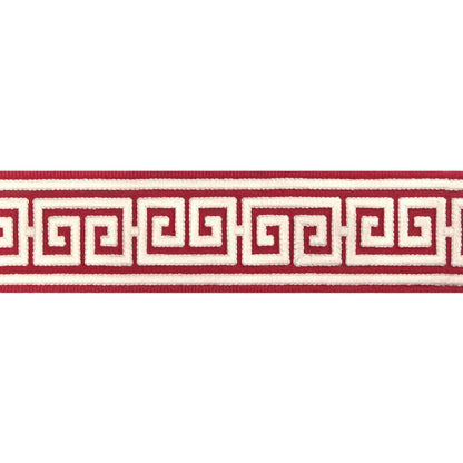 Paros Tape Trim by Brunschwig & Fils in Red