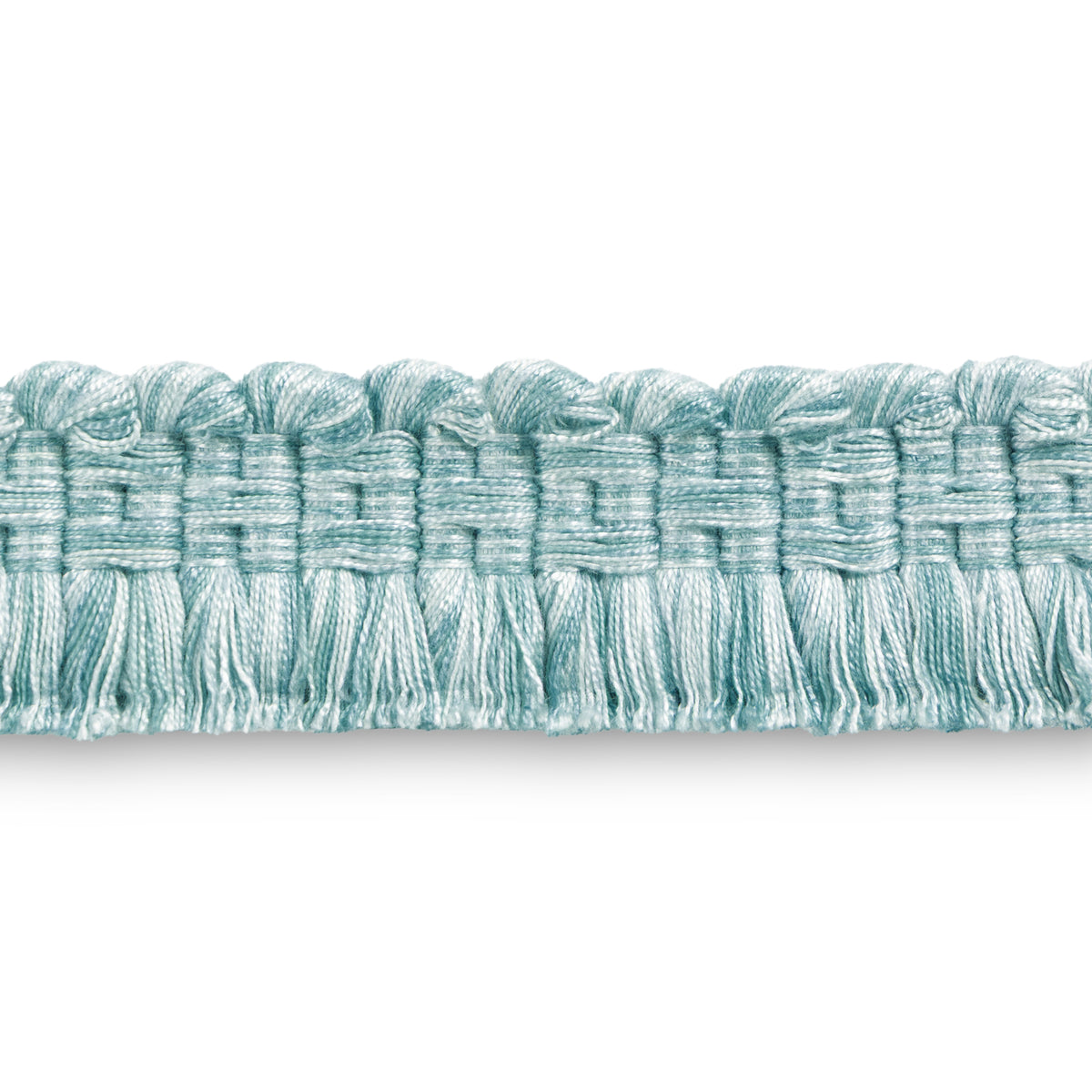 Montcel Brush Fringe Trim by Brunschwig & Fils in Aqua