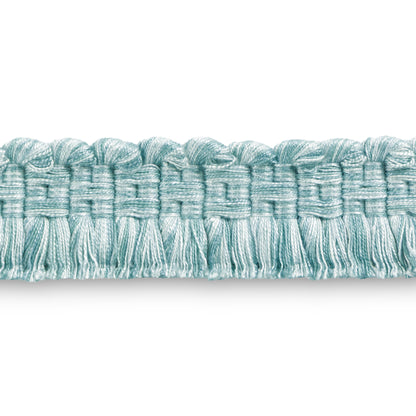 Montcel Brush Fringe Trim by Brunschwig & Fils in Aqua
