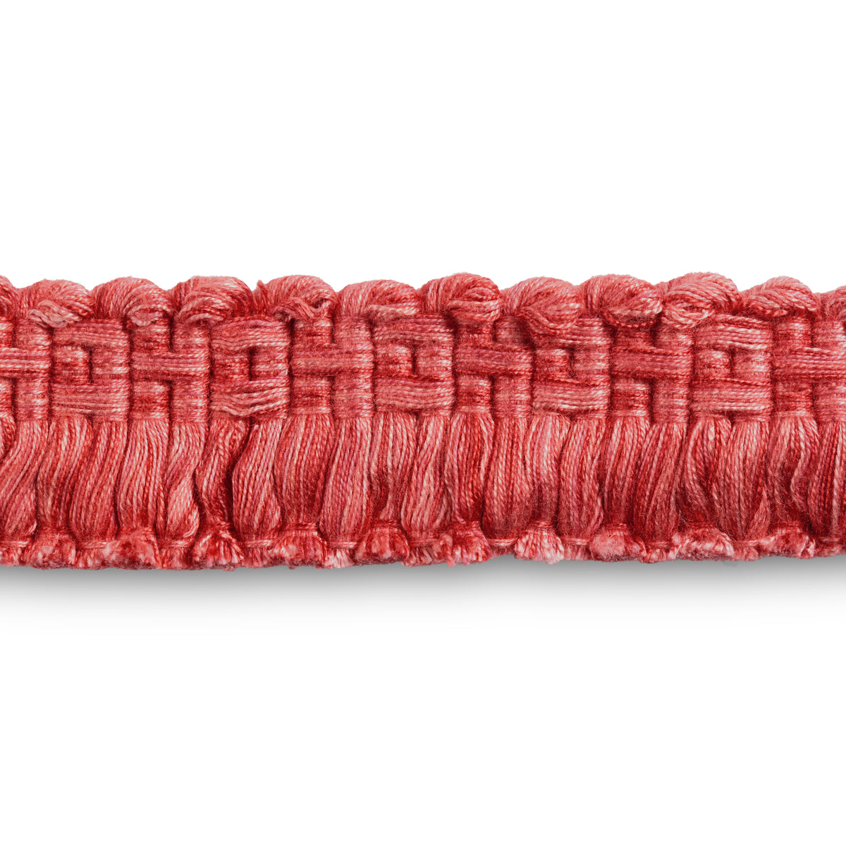 Montcel Brush Fringe Trim by Brunschwig & Fils in Red