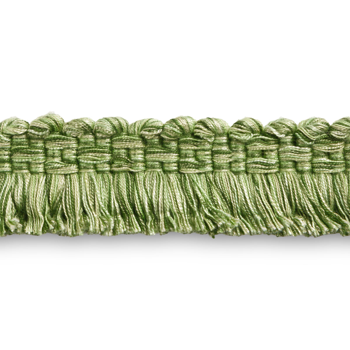 Montcel Brush Fringe Trim by Brunschwig & Fils in Leaf