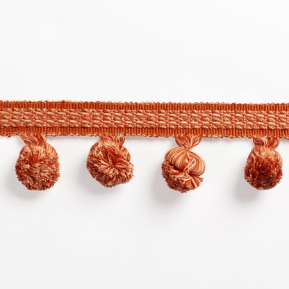 Montcel Pom Fringe Trim by Brunschwig & Fils in Spice