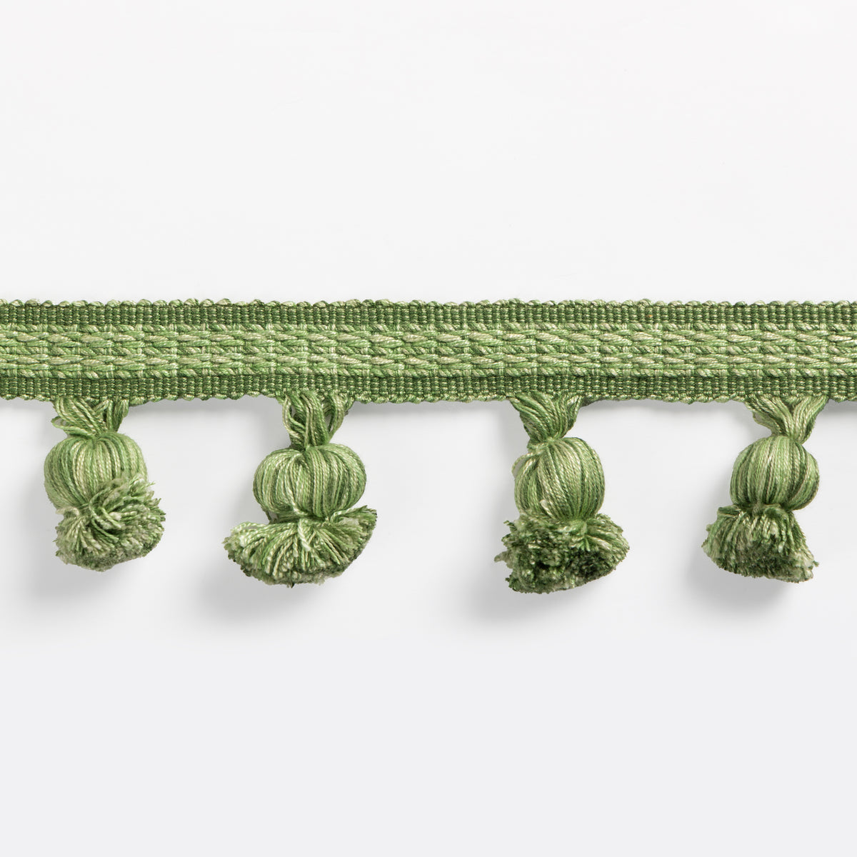 Montcel Pom Fringe Trim by Brunschwig & Fils in Green