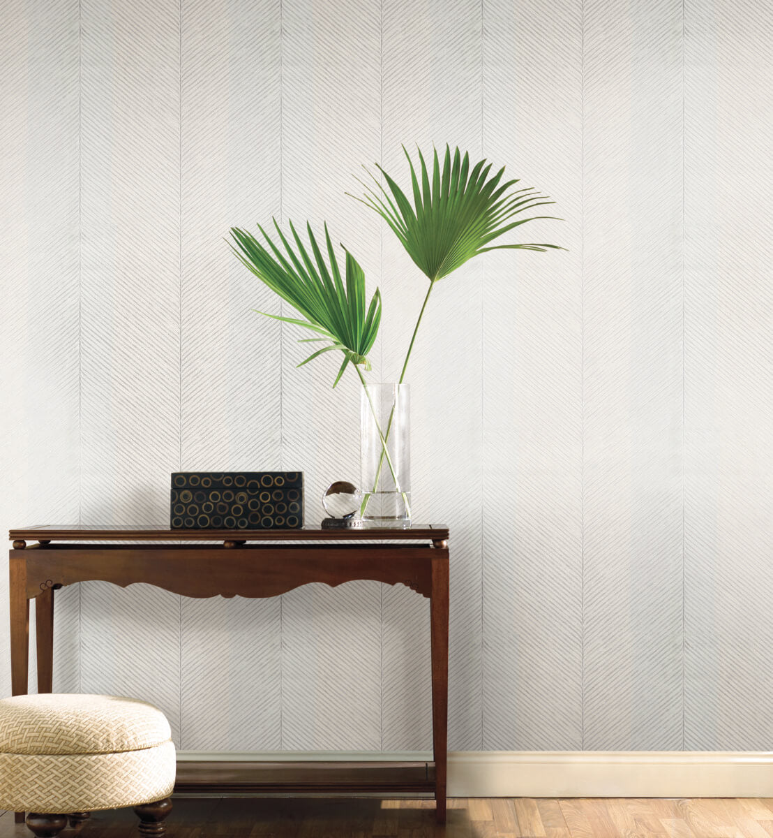 Palm Chevron Wallpaper