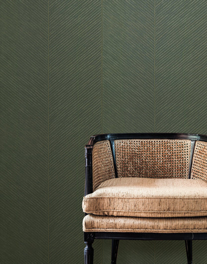 Palm Chevron Wallpaper