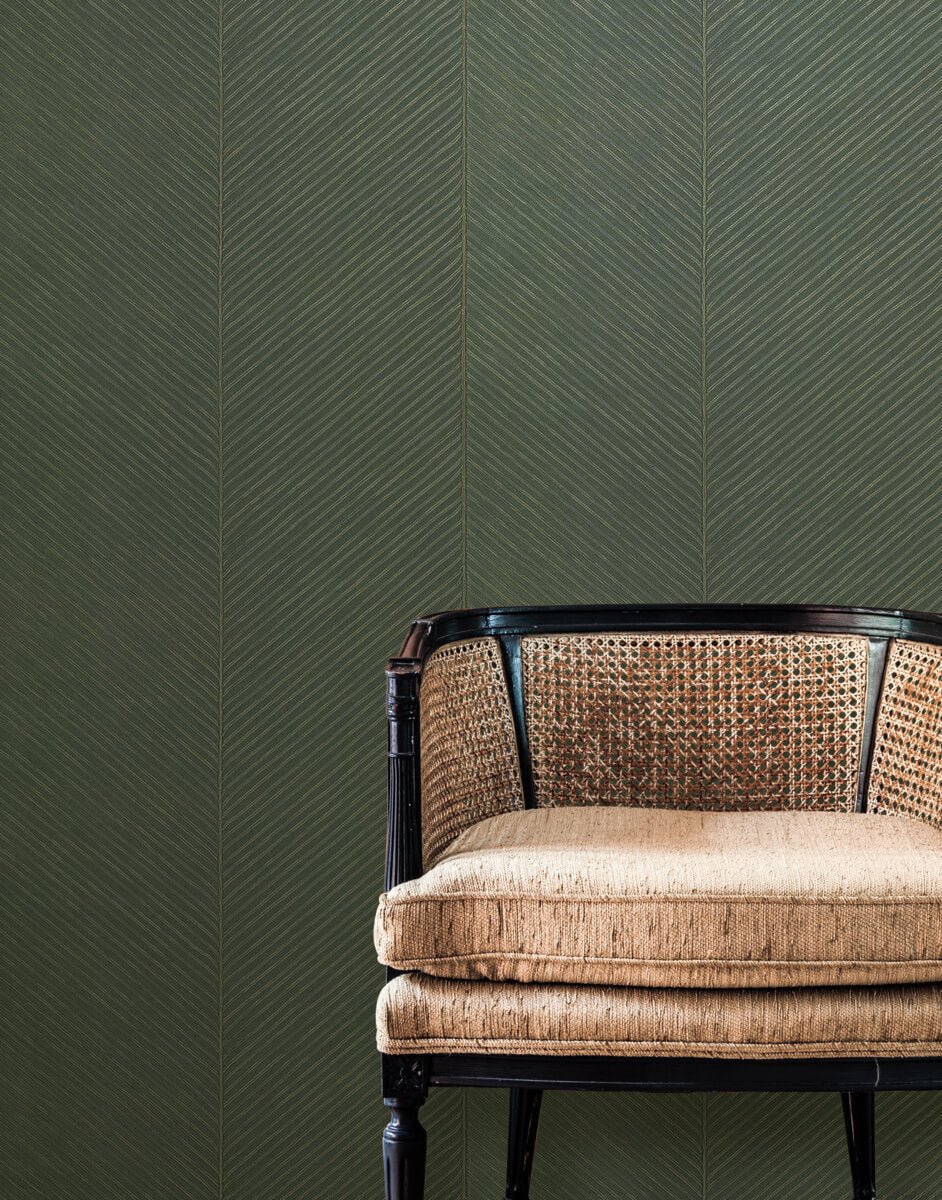 Palm Chevron Wallpaper
