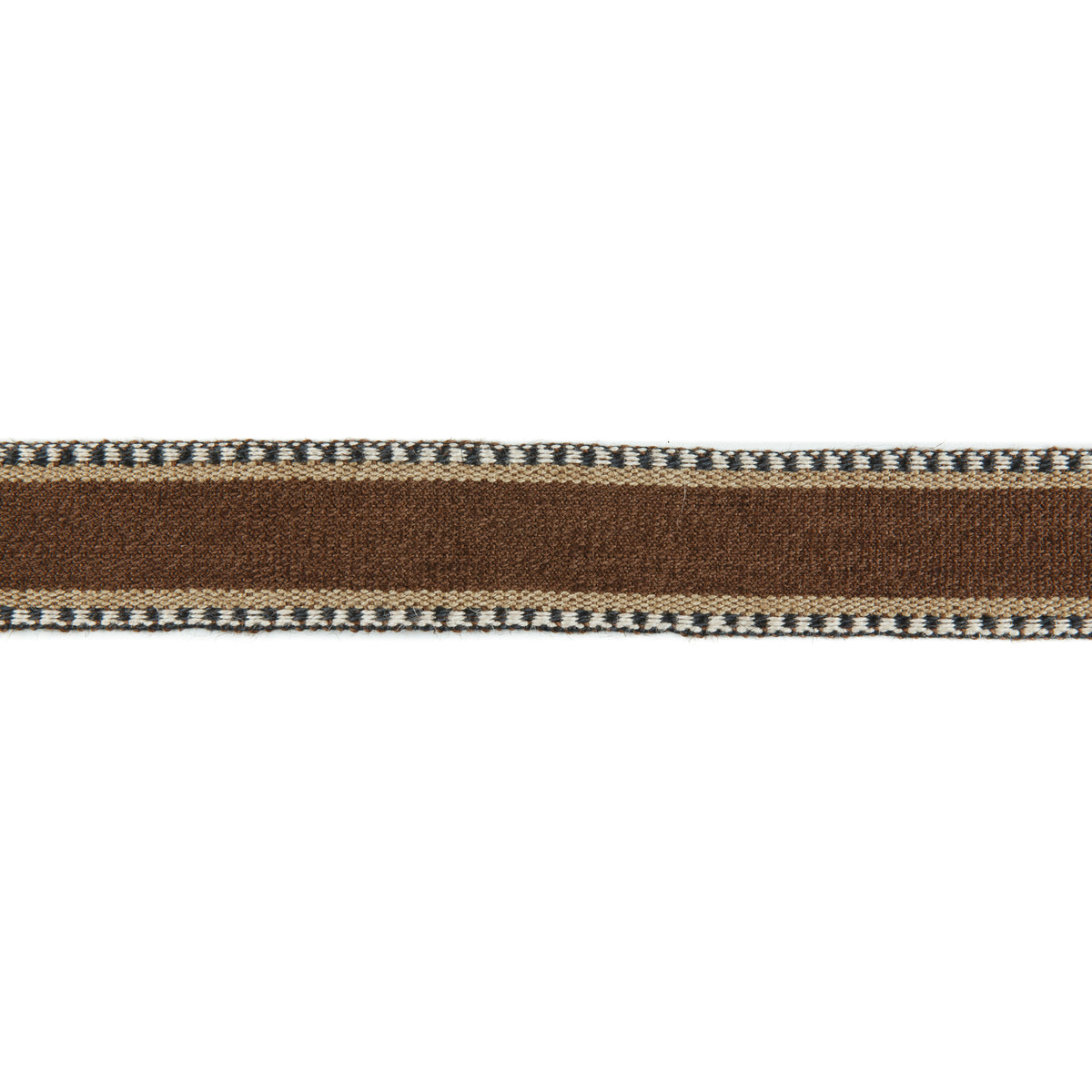 Danakil Tape Trim by Lee Jofa in Cocoa/Ebony