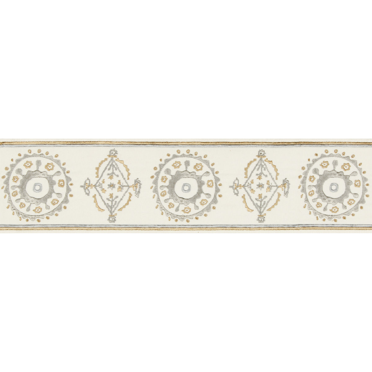 Belles Tape Trim by Lee Jofa in Grey/Beige