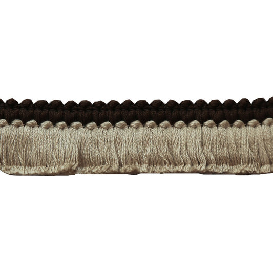 Cut Ruche Two - Brown & Flax