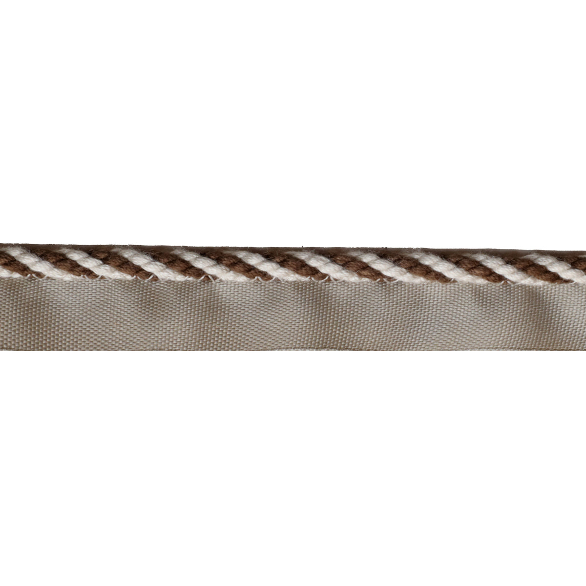 Strpd Cable Cord Trim by Lee Jofa in Flax & Bronze