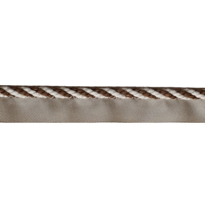 Strpd Cable Cord Trim by Lee Jofa in Flax & Bronze