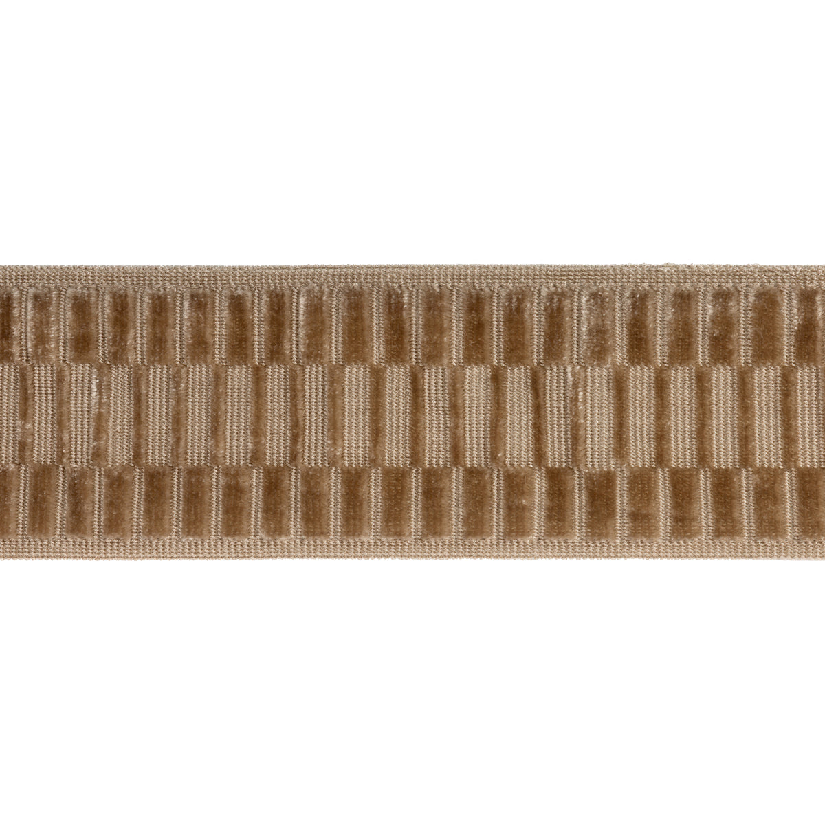 Elston Velvet Tape Trim by Lee Jofa in Sand