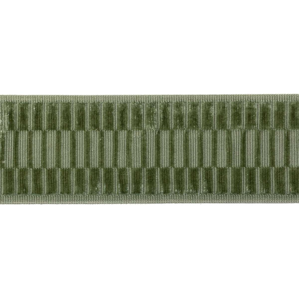 Elston Velvet Tape Trim by Lee Jofa in Leaf