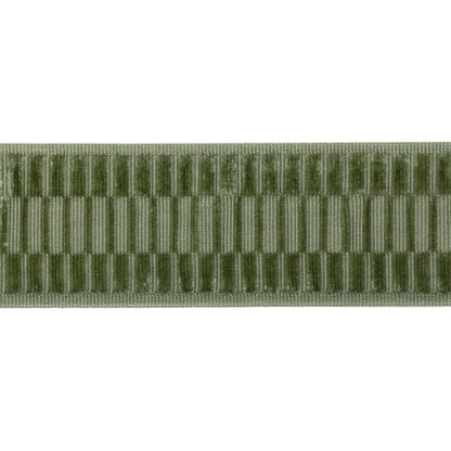 Elston Velvet Tape Trim by Lee Jofa in Leaf