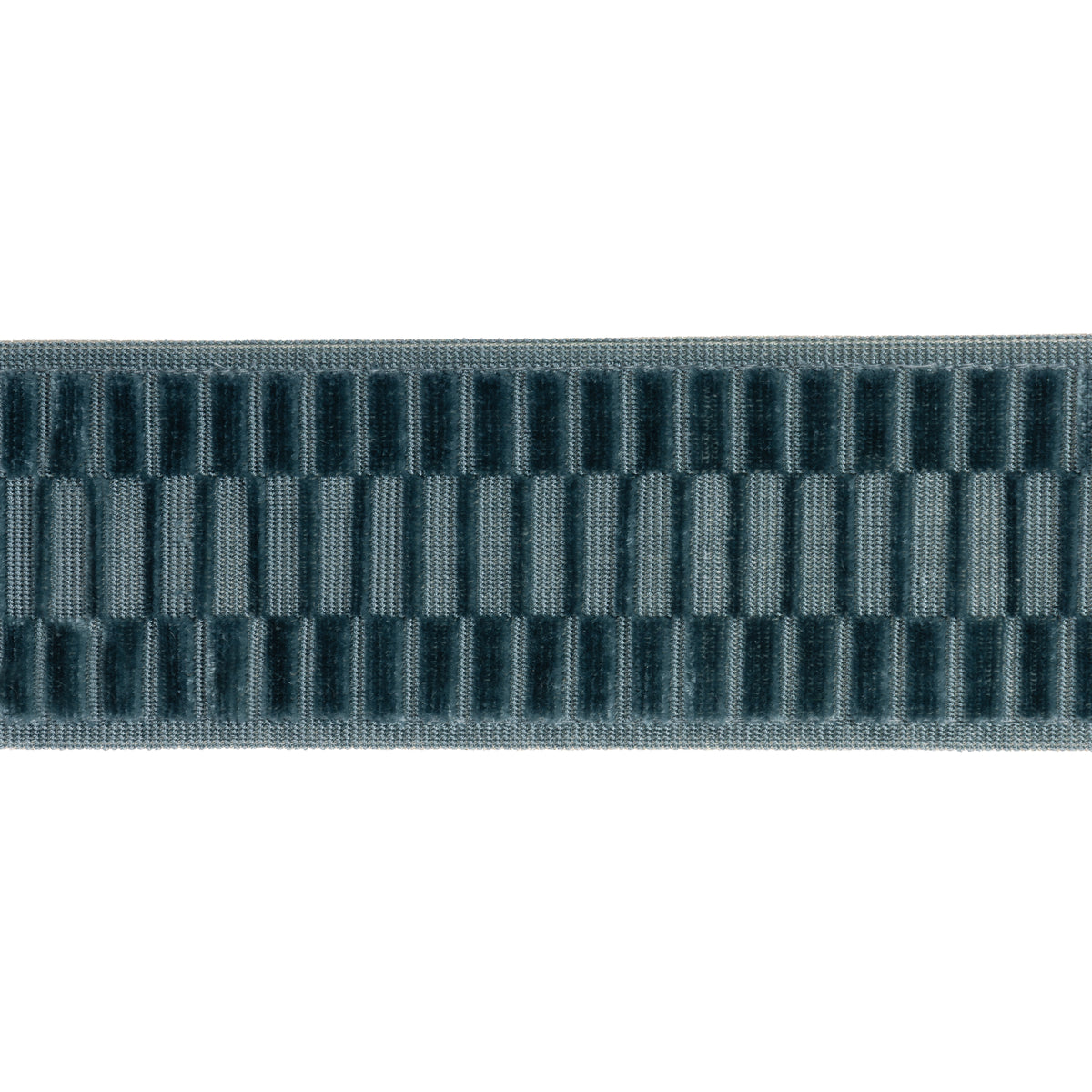 Elston Velvet Tape Trim by Lee Jofa in Ocean