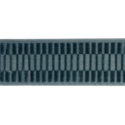 Elston Velvet Tape Trim by Lee Jofa in Ocean