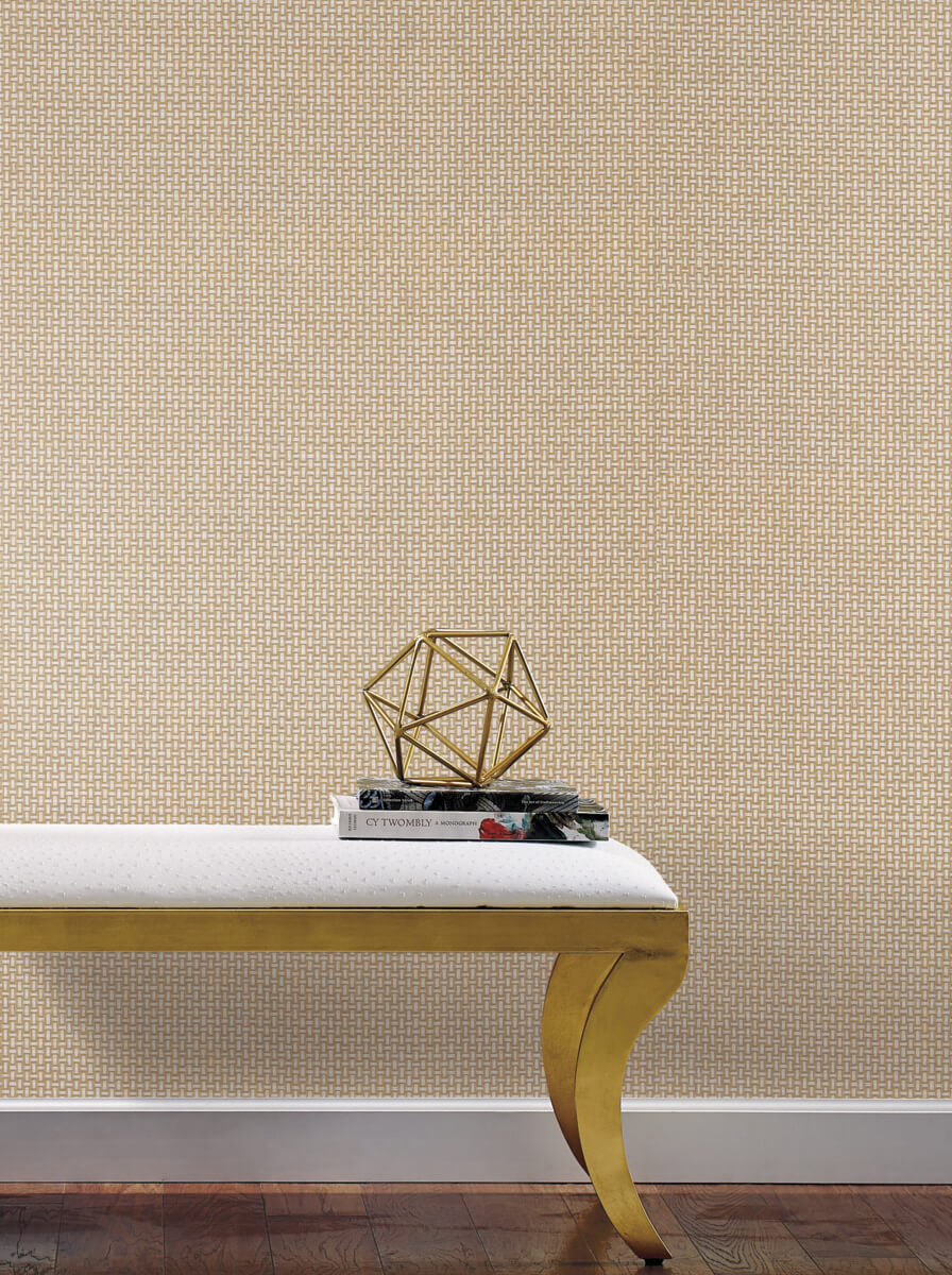 Handpainted Traditionals Cottage Basket Wallpaper