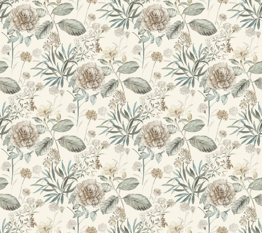 Handpainted Traditionals Midsummer Floral Wallpaper