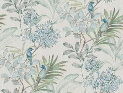 Handpainted Traditionals Songbird Wallpaper