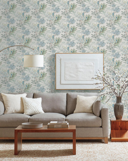 Handpainted Traditionals Songbird Wallpaper