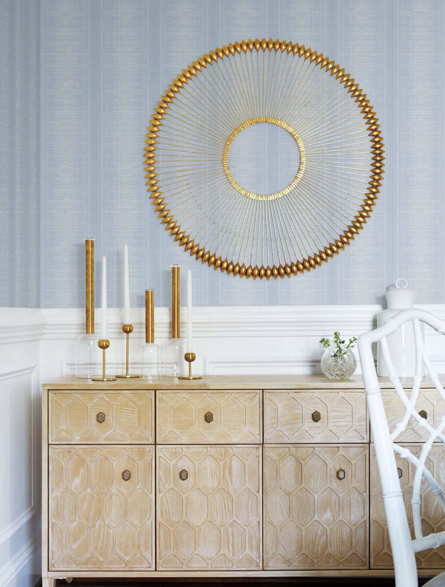 Handpainted Traditionals Silk Weave Wallpaper